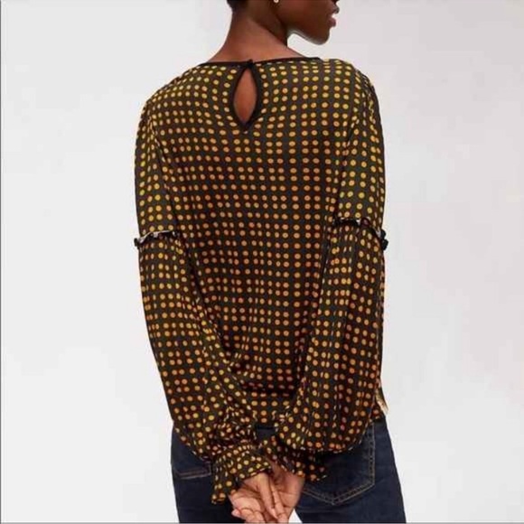 Anthropologie Bl-nk London Brienz Leopard Print Top - Picture 2 of 5